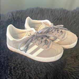 Adidas Light Gray Sneakers with White Accents